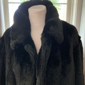 Faux fur coat
